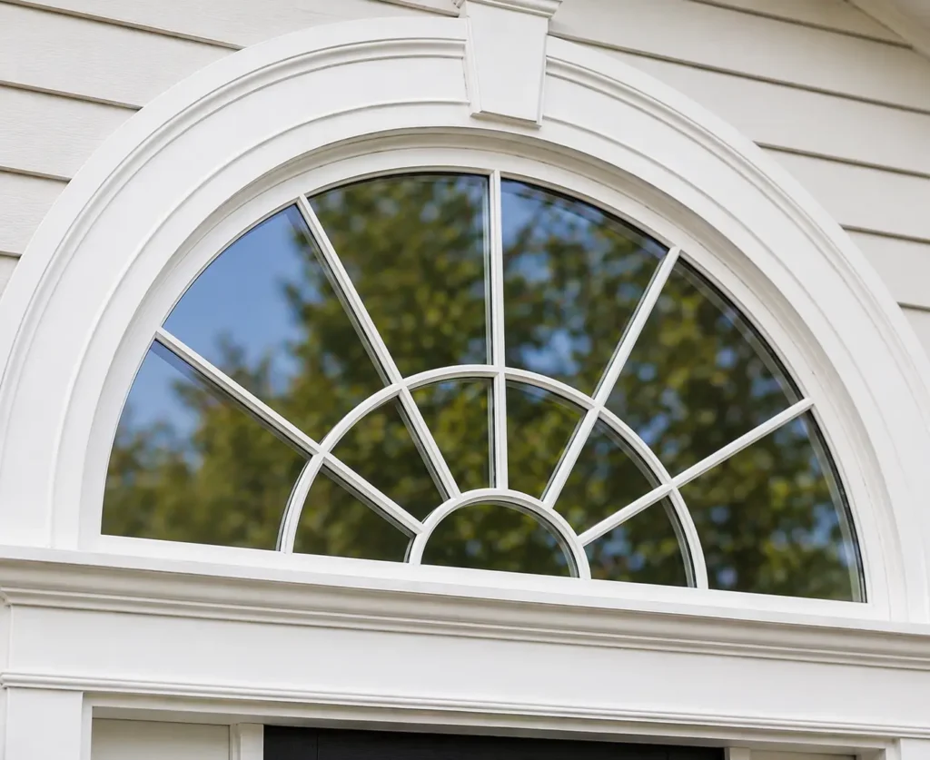 Arched specialty-shape replacement window